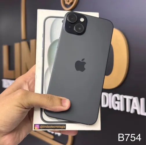 LOJA FÍSICA. IPHONE 15 PLUS 128GB PRETO | TODO ORIGINAL COM CAIXA | PRONTA RETIRADA