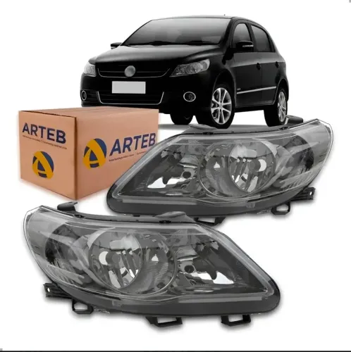 Par Farol Original Gol Saveiro Voyage G5 2010 2011 2012 Fume