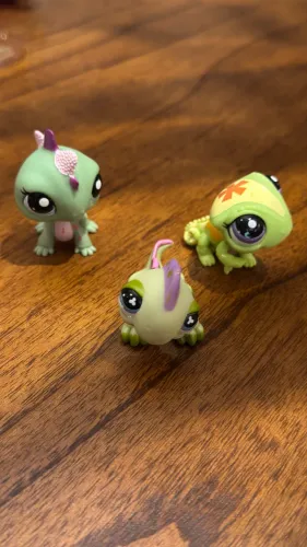 Lote Littlest Pet Shop Lps Raros Repteis Originais Hasbro
