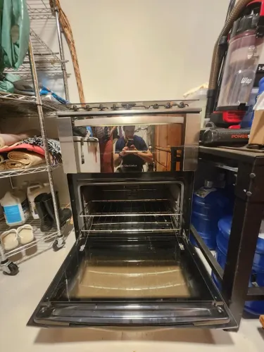 Fogão 5 bocas Electrolux Cinza Experience com Duplo Forno