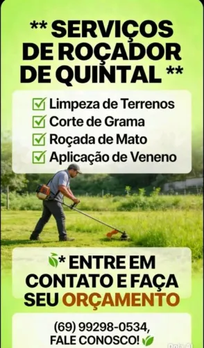 Roçador disponível