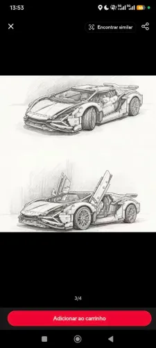Lego Genérico Lamborghini Sian 3268pçs