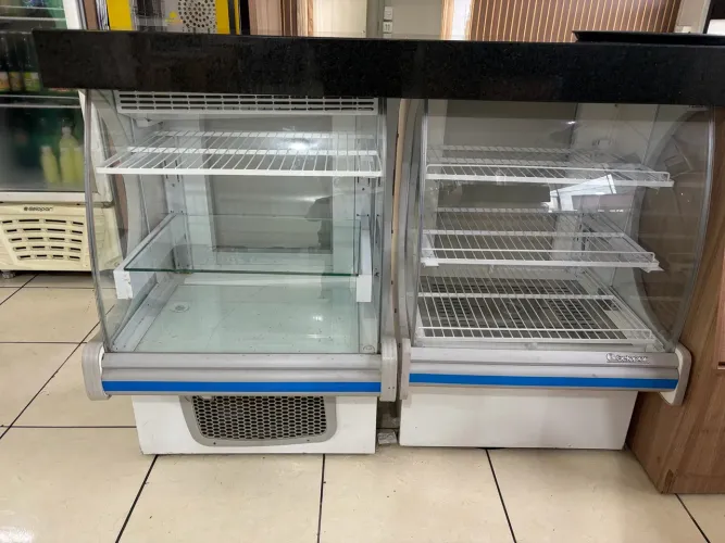 Balcão quente e frio gelo par