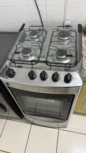 Fogão inox 4 bocas Consul 