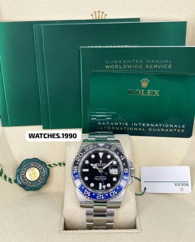 Rolex GMT-Master II, Batman, Original Completo, Ano 2023