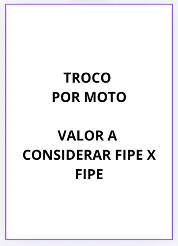 Troco por moto