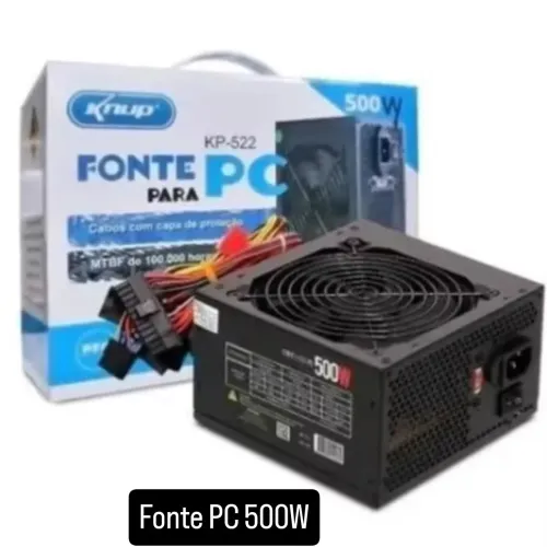 Fonte 500w knup