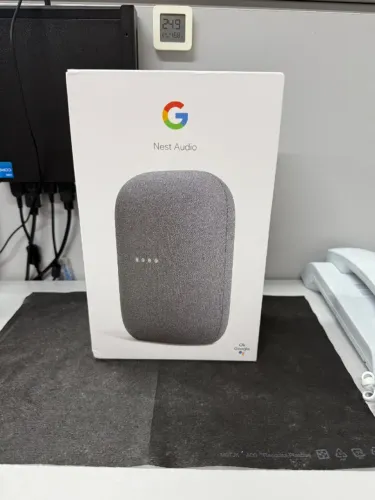 Caixa de som inteligente (smart speaker) Google Nest Áudio - Cor Carvão, Zero