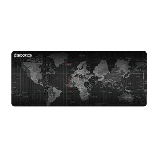 Mouse Pad Gamer Grande 80x30cm Estampa Mapa Múndi - Hoopson