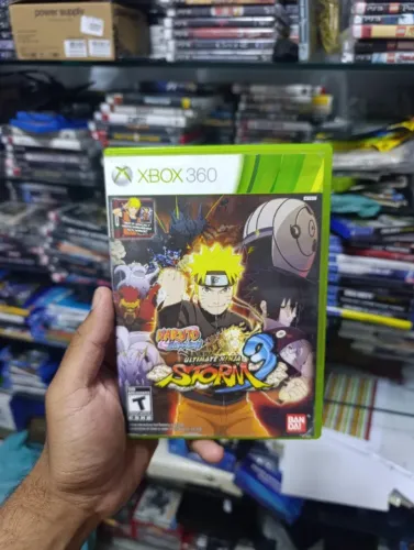Jogo Naruto Shippuuden Storm 3 Xbox 360 - Ac cartão e Olx pay (temos outros jogos)