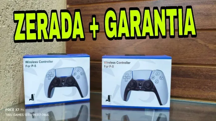 Manete P/ PS5 zerada + garantia