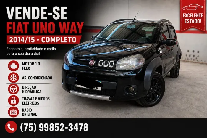 Fiat Uno WAY Celeb. 1.0 EVO Fire Flex 8V 5P 2015