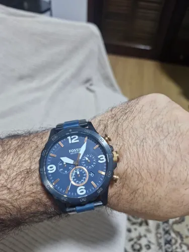 Relógio Masculino Fossil Nate JR1494 Original - Bateria Nova / Perfeito Estado