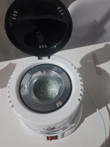 Estufa com esfera de vidro 