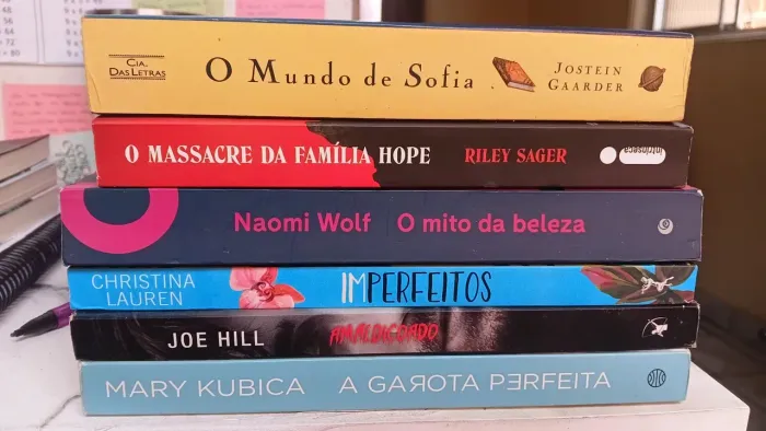Livros usados.