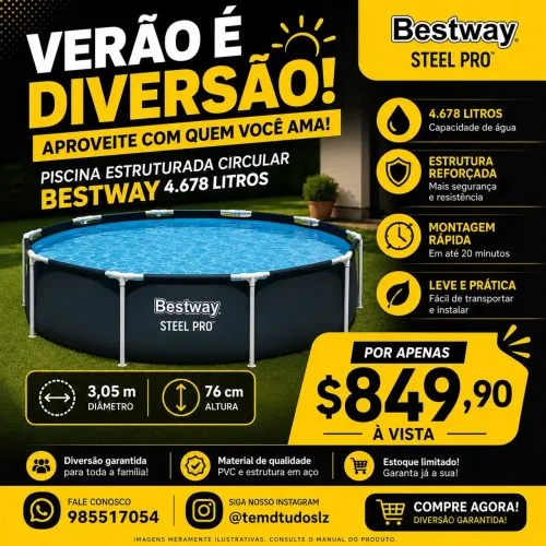 PISCINA ESTRUTURADA 4.678L
