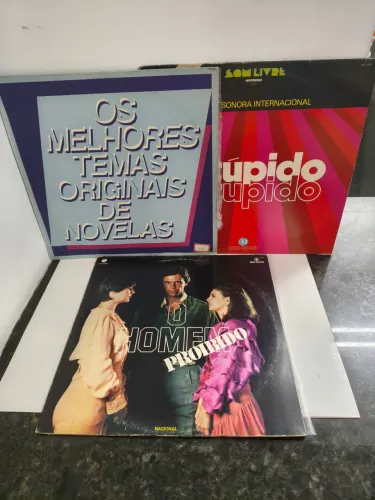 LPs discos de vinil com temas de novelas