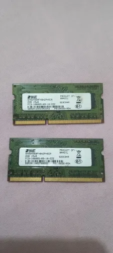 Kit memórias ram ddr3 notebook 2Gb cada