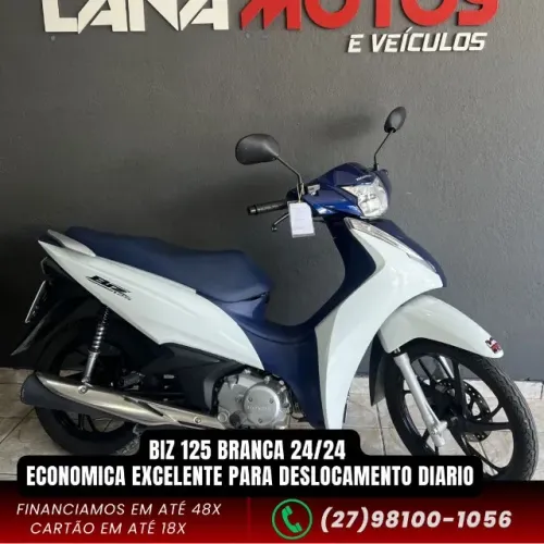 BIZ 125 branca 24/24 - OTIMO CUSTO BENEFICIO, ECONOMICA PARA O DESLOCAMENTO DIARIO