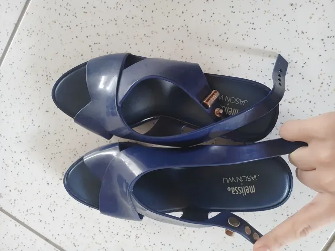 Salto melissa Jason WU Azul escuro