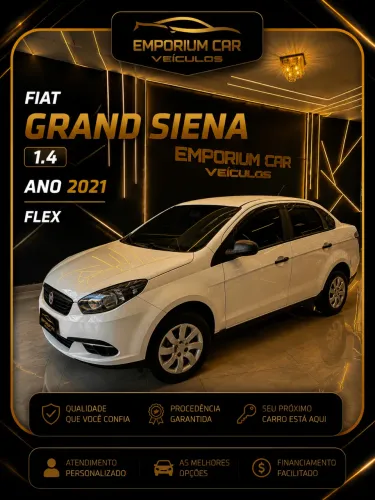 Fiat Grand Siena Attrac. 1.4 EVO F.flex 8V 2021