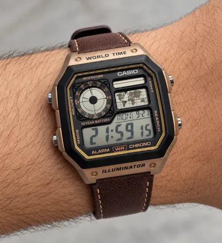 Casio Royale World Time Full Set - Oportunidade