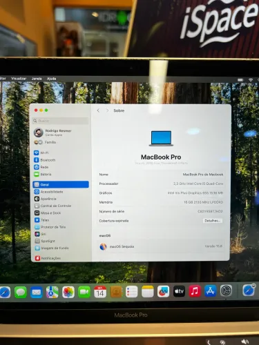(Vendo ou troco) MacBook Pro 2018 16GB ram 256gb TouchBar