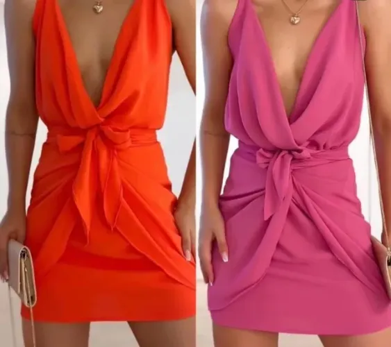 Vestido amarração 