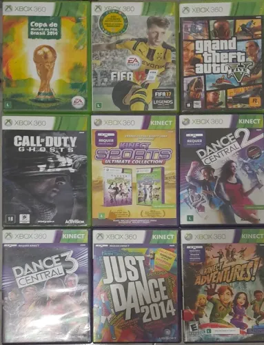 Jogos físicos para XBOX 360 na PROMO