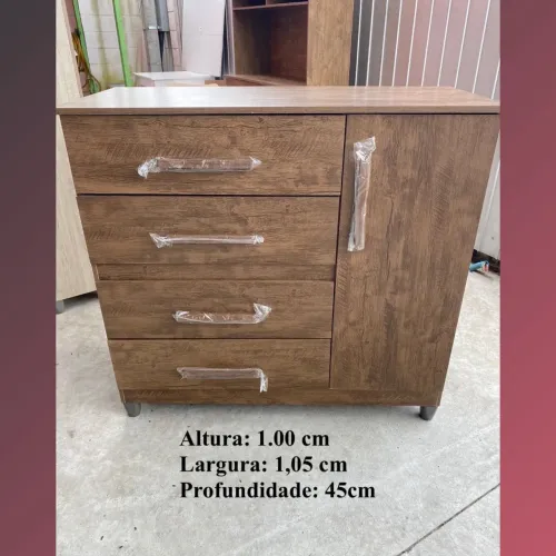 Cômoda com 4 gavetas - entregamos hoje