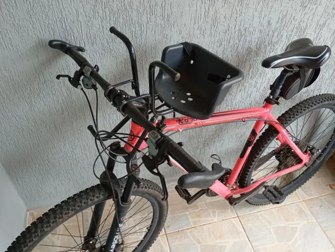 Bicicleta Absolute Aro 29 + Cadeirinha Infantil + Acessórios