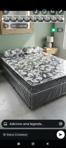 Cama casal box nova direto de fabrica