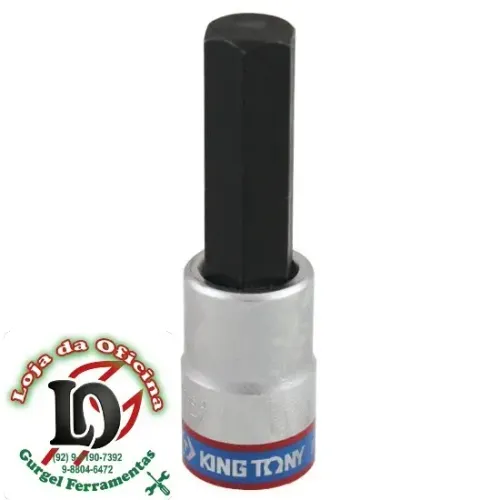 Soquete hexagonal ( allen) 4mm longo - King Tony-KT403504