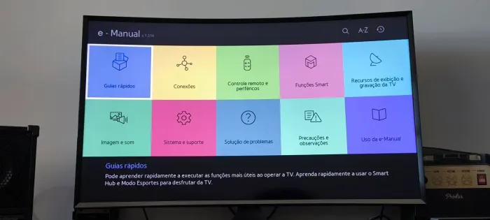 TV Samsung 40" smart tela curva 