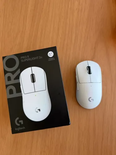 Mouse logitech g pro x Superlight 2c - branco - @gbstore071 - garantia 24 meses 
