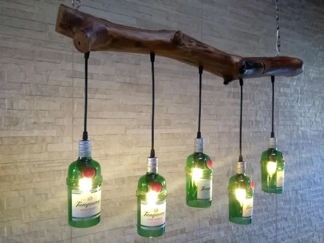 Luminária Artesanal Rústica 