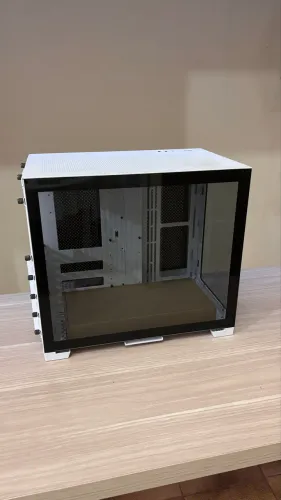 Gabinete Lian Li O11 Dynamic Mini Branco - Completo + Acessórios