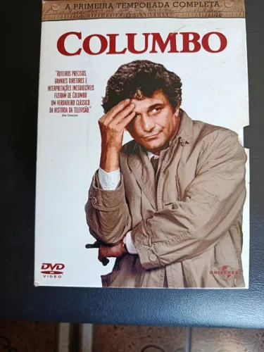 Box com 6 dvd's Série Columbo - Primeira temporada completa - raro / impecável!!!