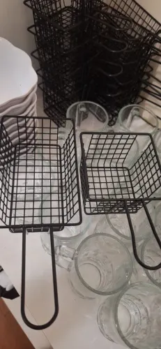 Certinhas de metal para lanche
