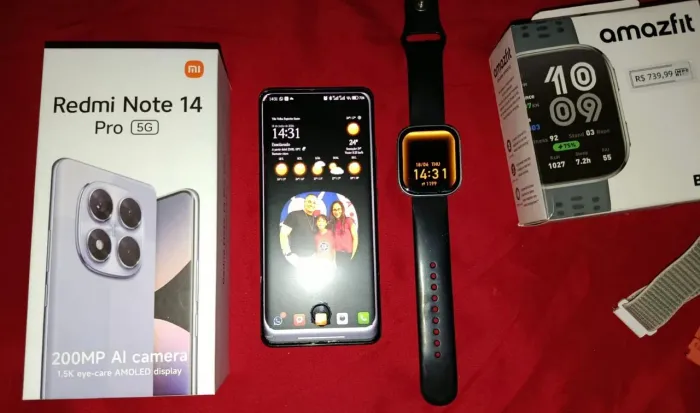NOTE 14 PRÓ 5G + SMART AMAZFIT BIP 6
