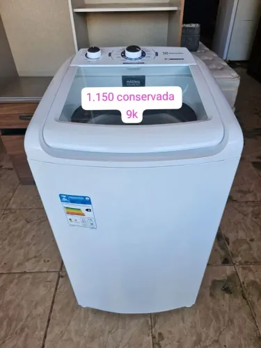 MÁQUINA ELECTROLUX LAVA E SECA 9 KILOS CONSERVADA