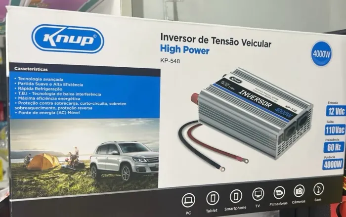 Inversor 4000w 12 pra 110