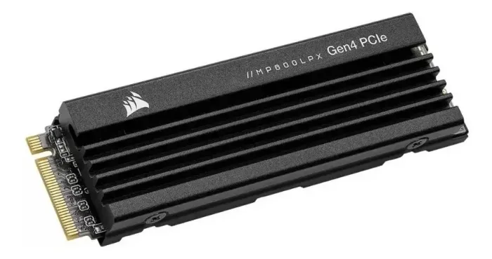 SSD Corsair MP600 PRO LPX 1TB M.2 NVMe com Dissipador para PS5 e PC
