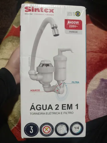 Torneira Elétrica com filtro Sintex