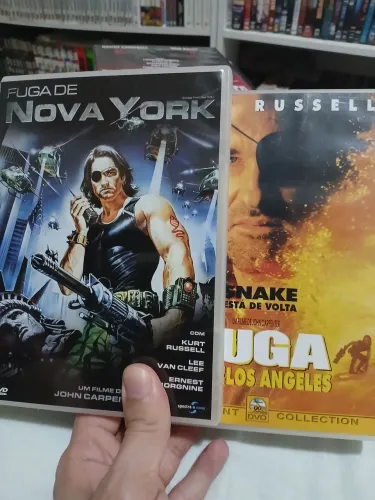 Dvd fuga de nova york e de los angeles kurt russel john carpenter