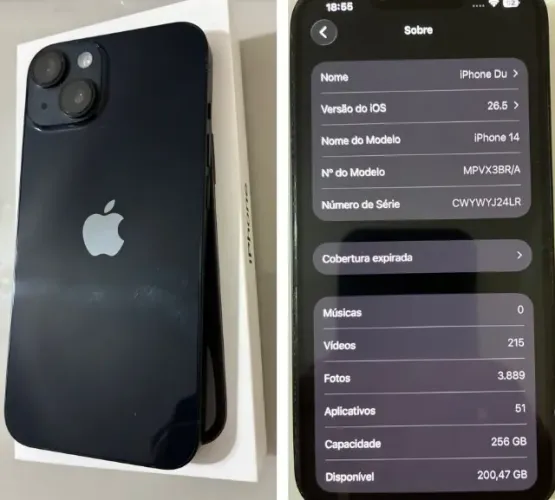 Iphone 14 de 256gb Para pessoas exigentes