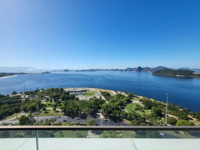 Flamengo Morro Viúva RIO BY YOO 1ª Locação vista fantastica sala 3 suítes - Rio de Jan