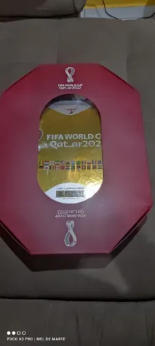 Álbum Dourado numerado Copa 2022 Completo 