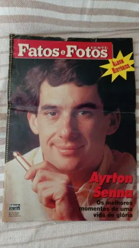 ayrton senna - maio 1994 - revista fatos e fotos
