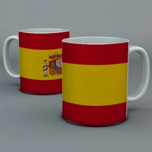 Caneca Espanha Copa 2026 Personalizada